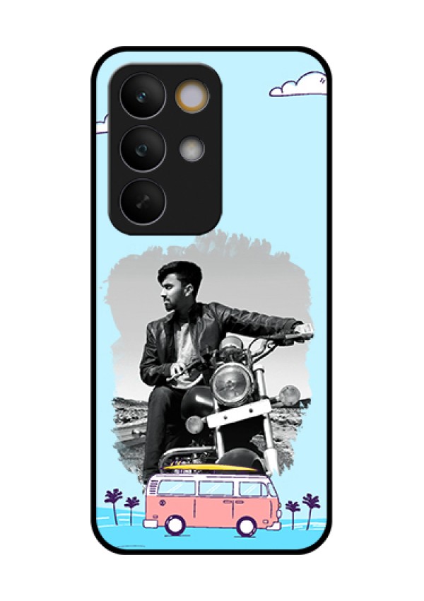 Realme C85 5G Custom Glass Phone Case - Travel & Adventure Design