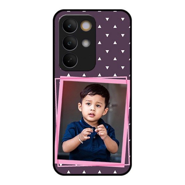 Realme C85 5G Custom Glass Phone Case - Triangle Pattern Dotted Design Realme C85 5G Custom Glass Phone Case - Triangle Pattern Dotted Design