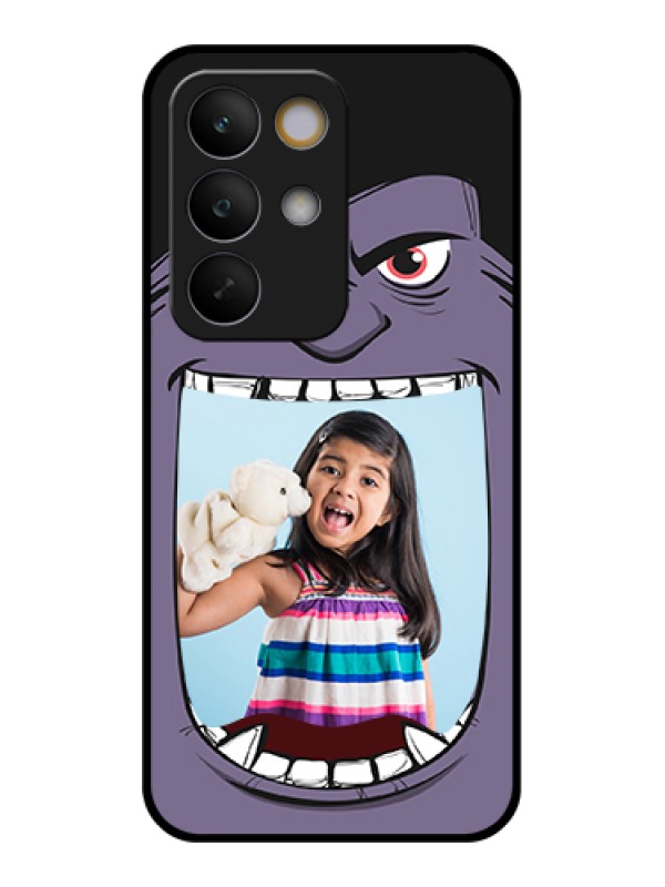 Custom Realme C85 5G Custom Glass Phone Case - Angry Monster Design