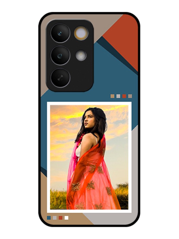 Custom Realme C85 5G Custom Glass Phone Case - Retro Color Pallet Design