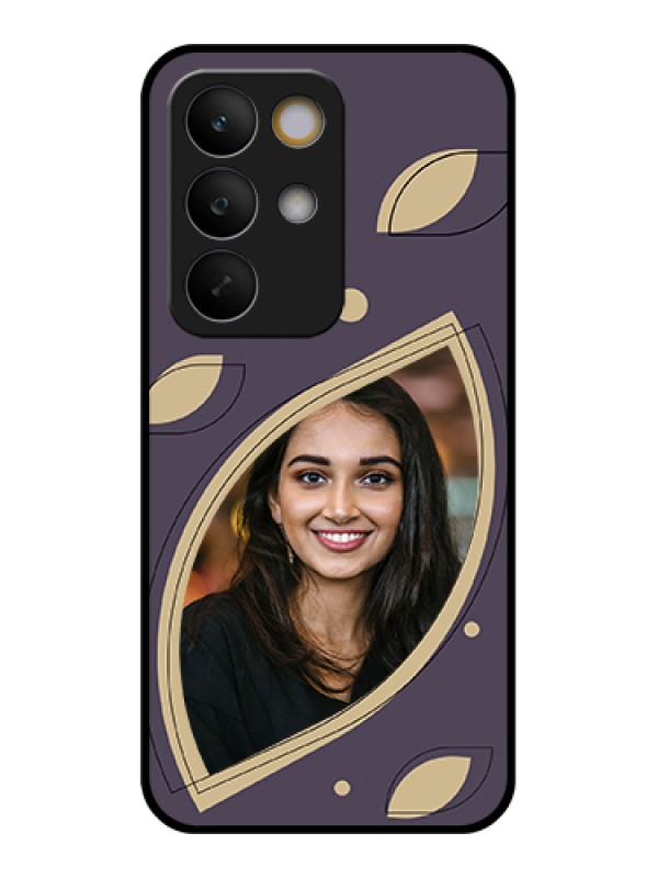 Custom Realme C85 5G Custom Glass Phone Case - Falling Leaf Design