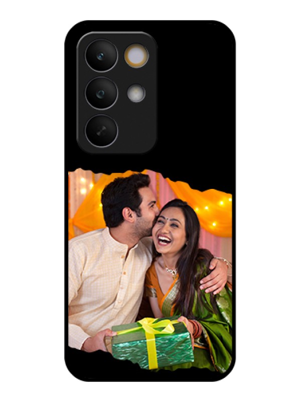 Custom Realme C85 5G Custom Glass Phone Case - Tear - Off Design