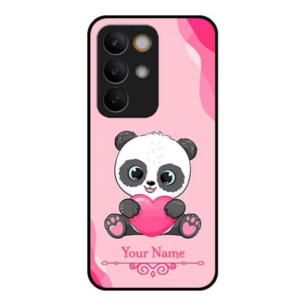 Realme C85 5G Custom Glass Phone Case - Cute Panda Design