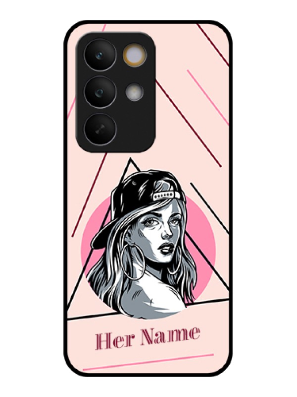 Custom Realme C85 5G Custom Glass Phone Case - Rockstar Girl Design