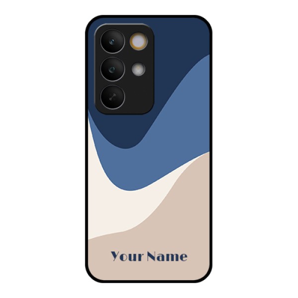 Realme C85 5G Custom Glass Phone Case - Abstract Drip Art Design