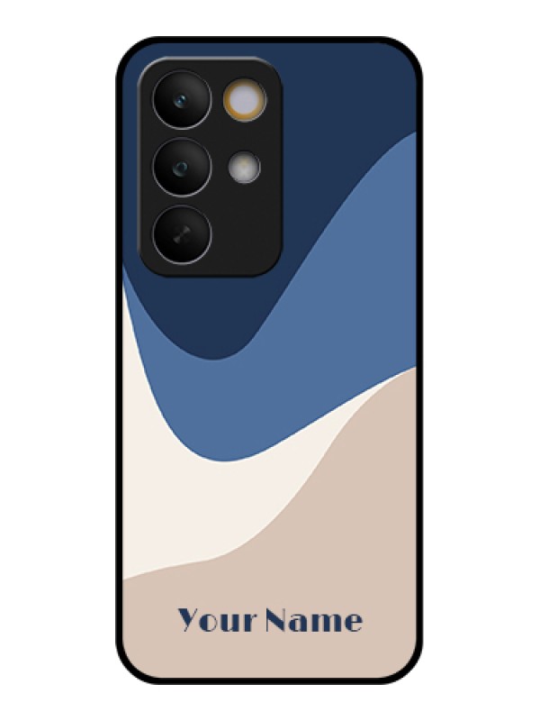 Custom Realme C85 5G Custom Glass Phone Case - Abstract Drip Art Design