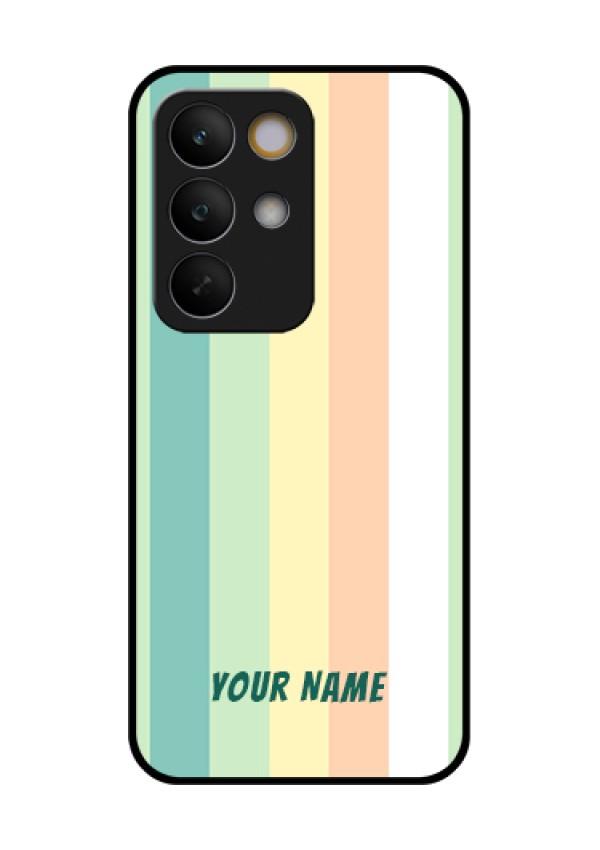 Realme C85 5G Custom Glass Phone Case - Multi - Colour Stripes Design