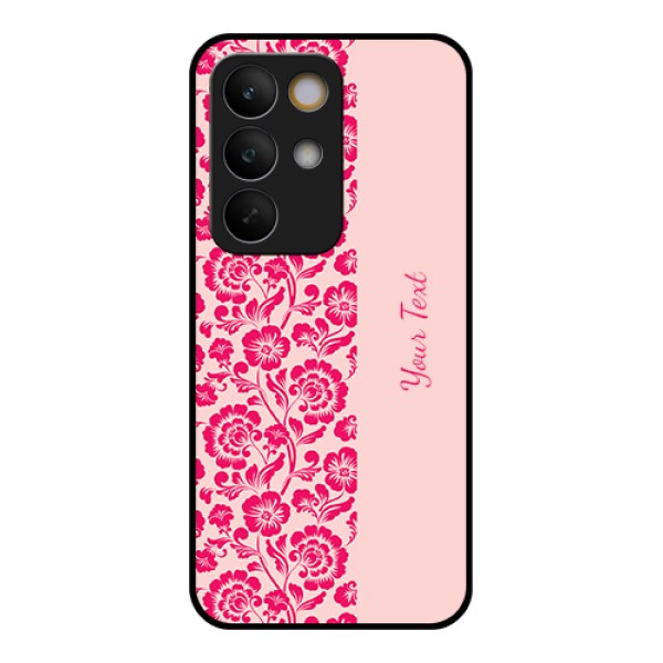 Realme C85 5G Custom Glass Phone Case - Attractive Floral Pattern Design Realme C85 5G Custom Glass Phone Case - Attractive Floral Pattern Design
