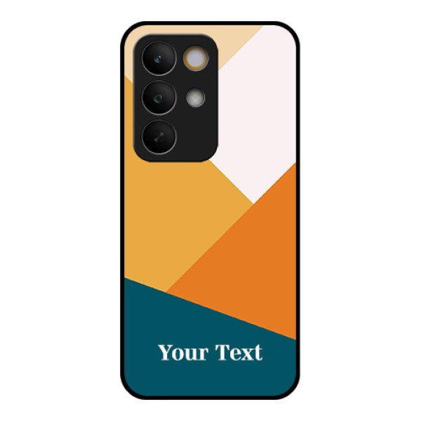 Realme C85 5G Custom Glass Phone Case - Stacked Multi - Colour Design