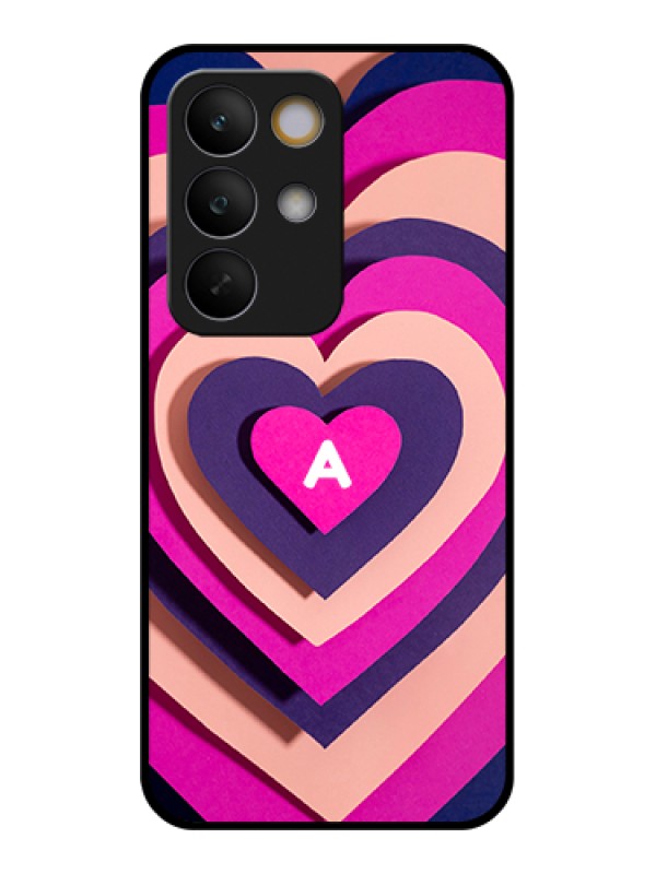 Custom Realme C85 5G Custom Glass Phone Case - Cute Heart Pattern Design