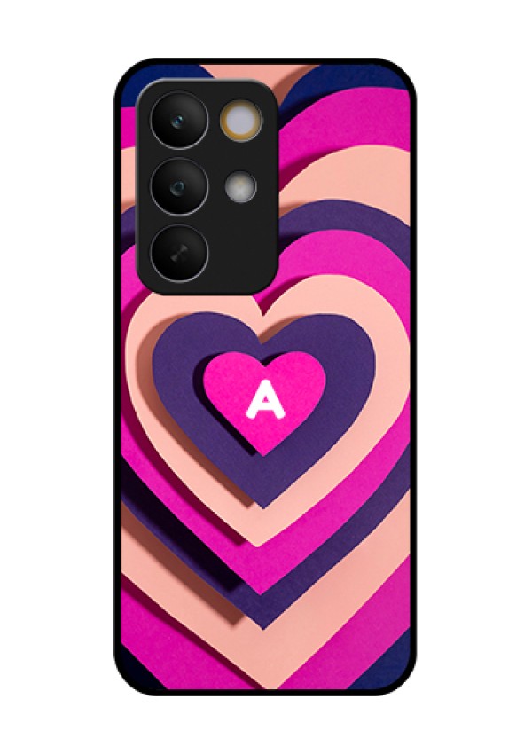 Realme C85 5G Custom Glass Phone Case - Cute Heart Pattern Design