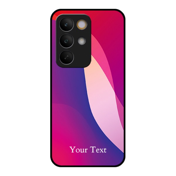 Realme C85 5G Custom Glass Phone Case - Digital Abstract Overlap Design