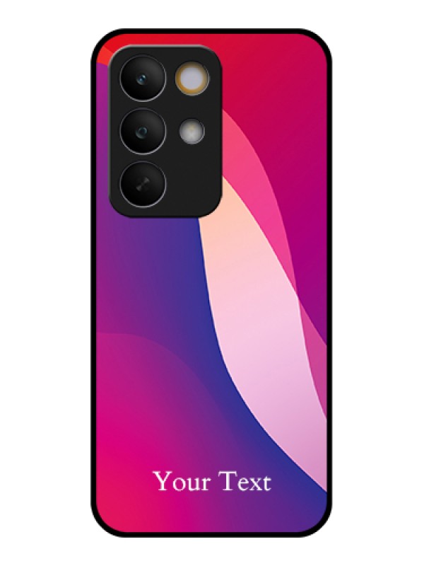 Custom Realme C85 5G Custom Glass Phone Case - Digital Abstract Overlap Design