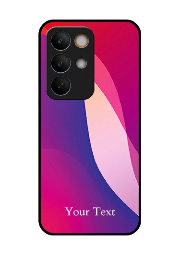 Realme C85 5G Custom Glass Phone Case - Digital Abstract Overlap Design
