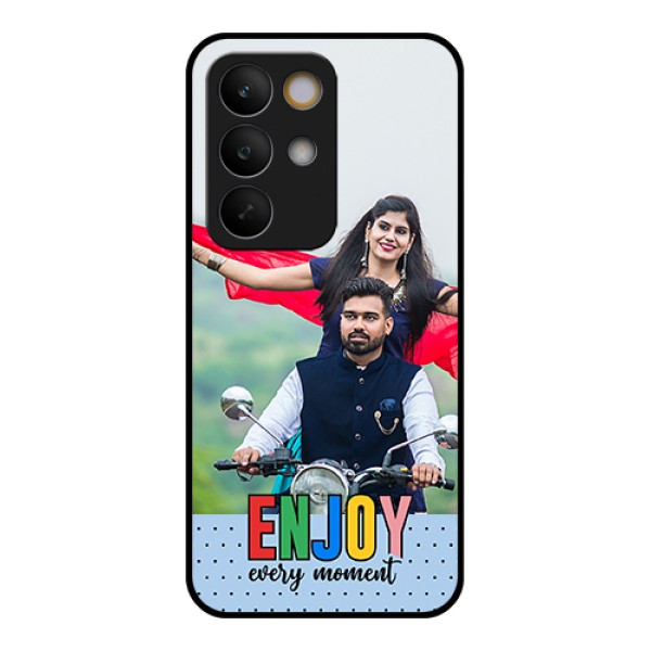Realme C85 5G Custom Glass Phone Case - Enjoy Every Moment Design Realme C85 5G Custom Glass Phone Case - Enjoy Every Moment Design