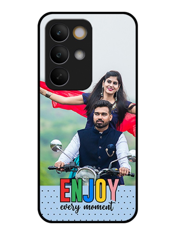 Custom Realme C85 5G Custom Glass Phone Case - Enjoy Every Moment Design
