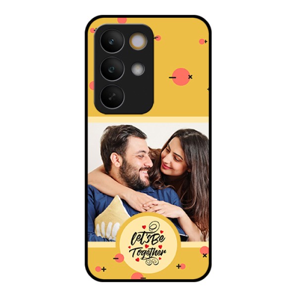Realme C85 5G Custom Glass Phone Case - Lets Be Together Design Realme C85 5G Custom Glass Phone Case - Lets Be Together Design