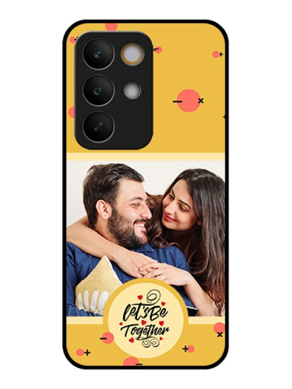 Custom Realme C85 5G Custom Glass Phone Case - Lets Be Together Design