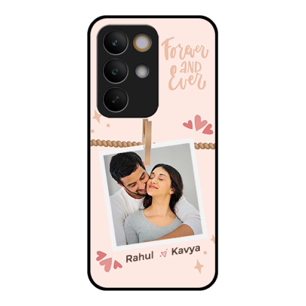 Realme C85 5G Custom Glass Phone Case - Forever And Ever Love Design Realme C85 5G Custom Glass Phone Case - Forever And Ever Love Design