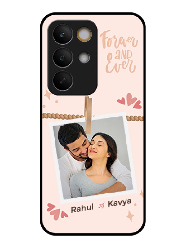 Custom Realme C85 5G Custom Glass Phone Case - Forever And Ever Love Design