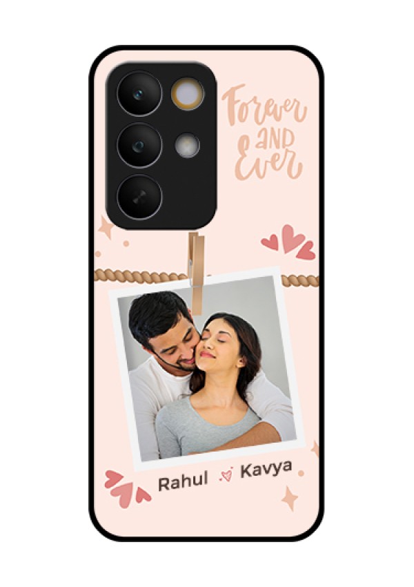 Realme C85 5G Custom Glass Phone Case - Forever And Ever Love Design