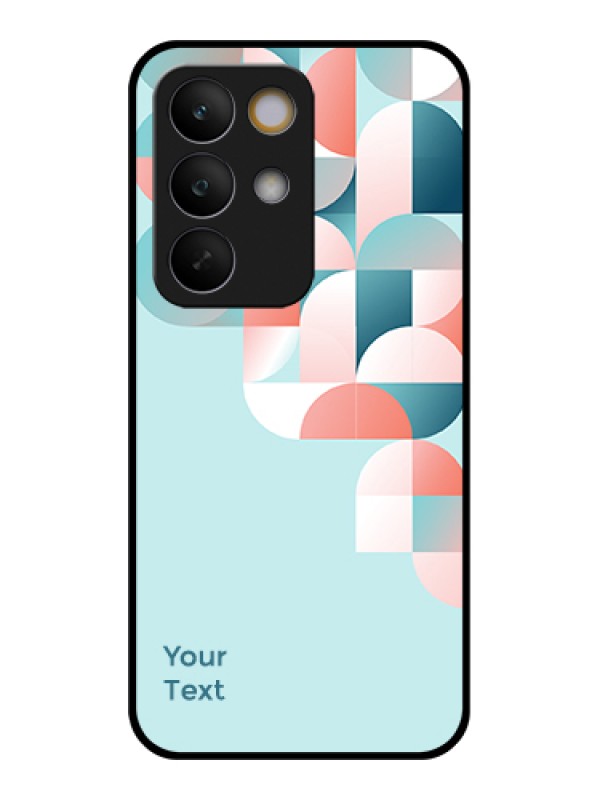 Custom Realme C85 5G Custom Glass Phone Case - Stylish Semi - Circle Pattern Design