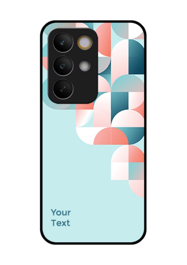 Realme C85 5G Custom Glass Phone Case - Stylish Semi - Circle Pattern Design