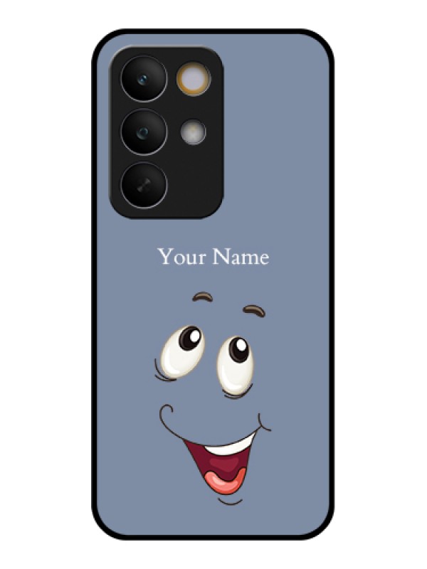 Custom Realme C85 5G Custom Glass Phone Case - Laughing Cartoon Face Design
