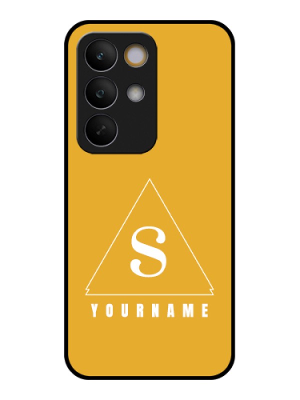 Custom Realme C85 5G Custom Glass Phone Case - Simple Triangle Design