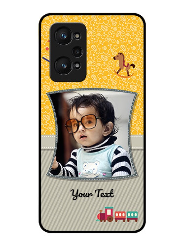 Custom Realme GT 2 Personalized Glass Phone Case - Baby Picture Upload Design