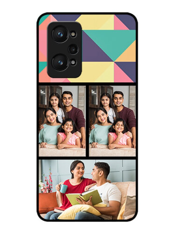 Custom Realme GT 2 Custom Glass Phone Case - Bulk Pic Upload Design