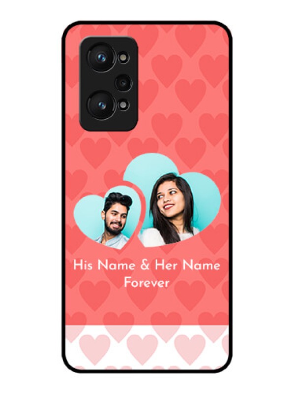 Custom Realme GT 2 Personalized Glass Phone Case - Couple Pic Upload Design