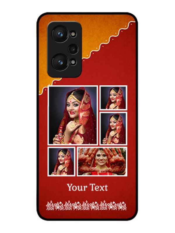 Custom Realme GT 2 Personalized Glass Phone Case - Wedding Pic Upload Design