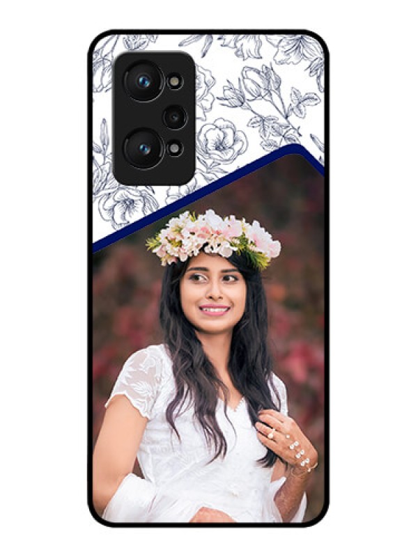 Custom Realme GT 2 Personalized Glass Phone Case - Premium Floral Design