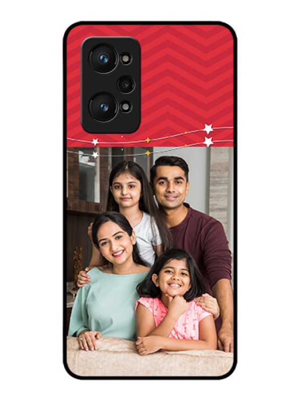Custom Realme GT 2 Personalized Glass Phone Case - Happy Family Design