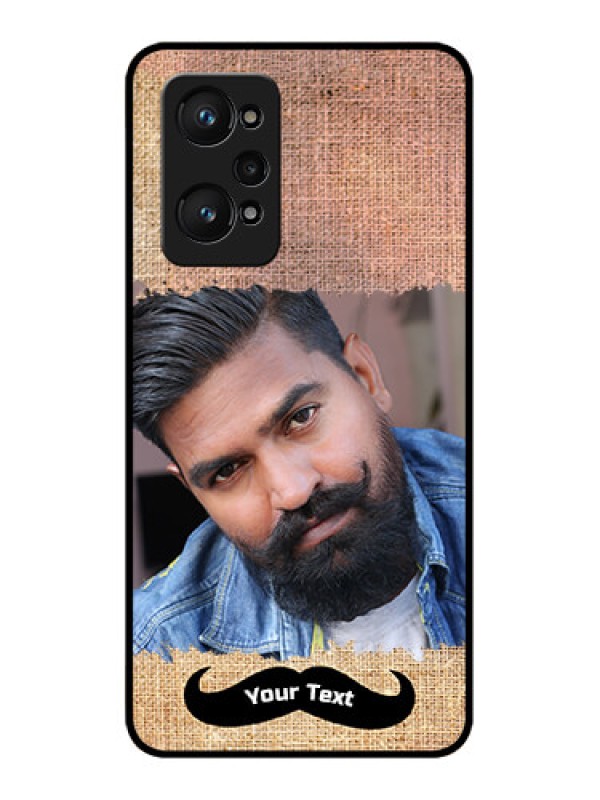 Custom Realme GT 2 Personalized Glass Phone Case - with Texture Design