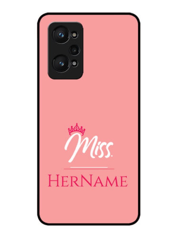 Custom Realme GT 2 Custom Glass Phone Case Mrs with Name