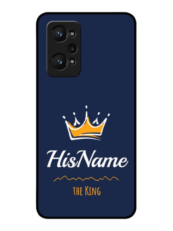 Custom Realme GT 2 Glass Phone Case King with Name