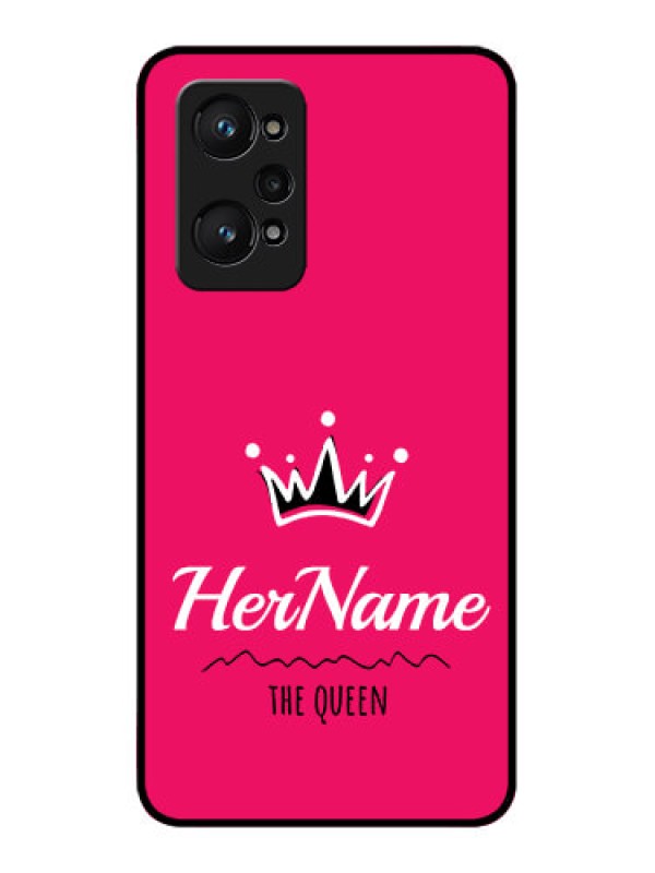 Custom Realme GT 2 Glass Phone Case Queen with Name