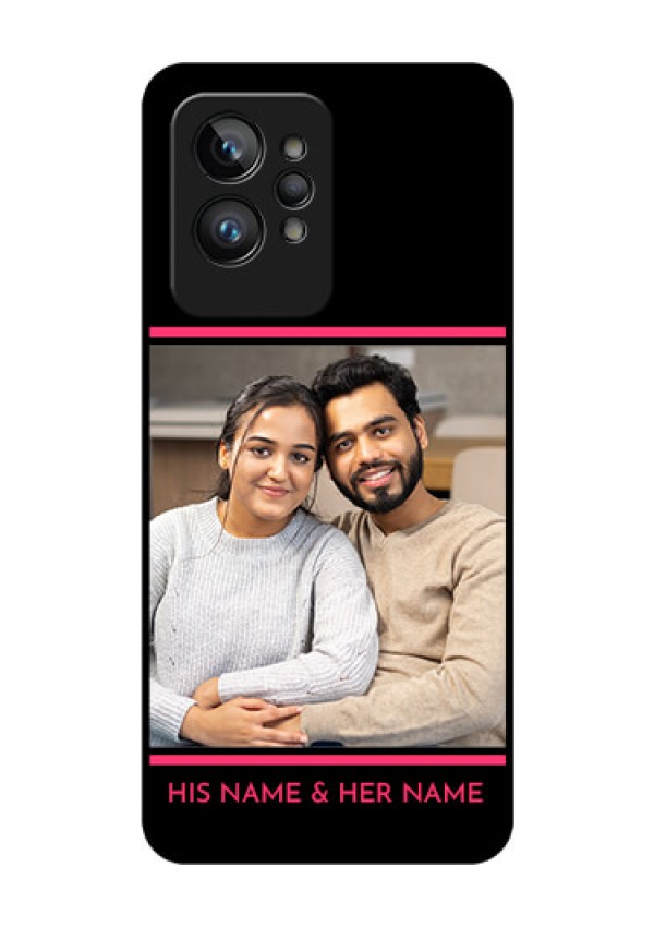 Realme GT 2 Pro Custom Glass Mobile Case - with Add Text Design