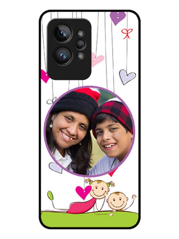 Custom Realme GT 2 Pro Photo Printing on Glass Case - Cute Kids Phone Case Design