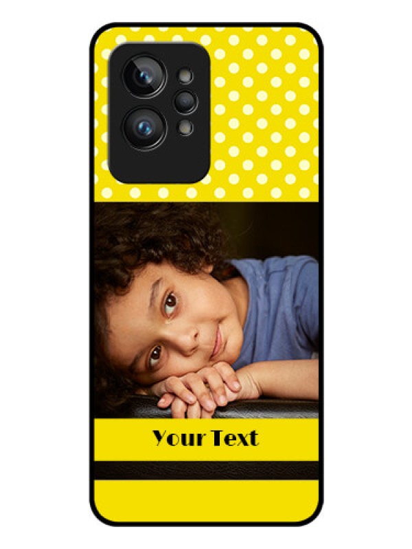 Custom Realme GT 2 Pro Custom Glass Phone Case - Bright Yellow Case Design