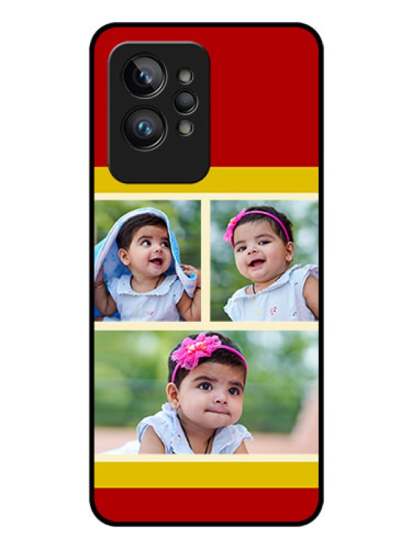 Custom Realme GT 2 Pro Custom Glass Mobile Case - Multiple Pic Upload Design
