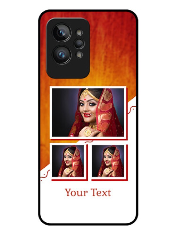 Custom Realme GT 2 Pro Custom Glass Phone Case - Wedding Memories Design