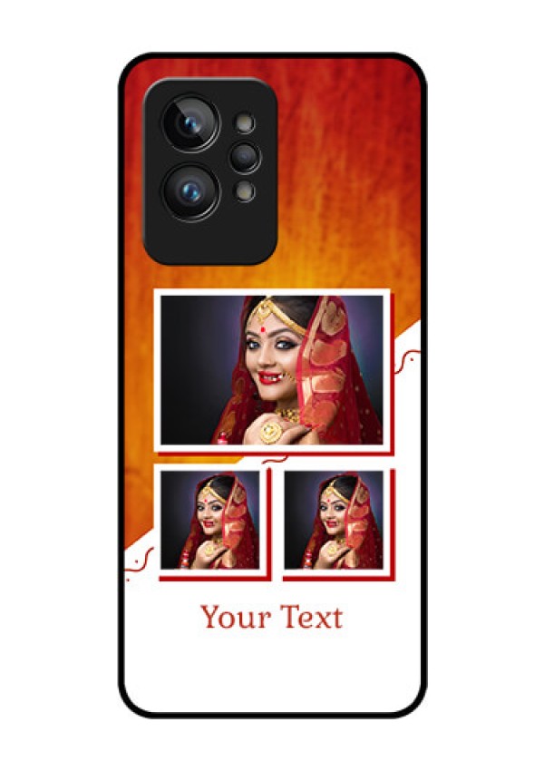 Realme GT 2 Pro Custom Glass Phone Case - Wedding Memories Design