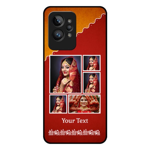 Realme GT 2 Pro Personalized Glass Phone Case - Wedding Pic Upload Design Realme GT 2 Pro Personalized Glass Phone Case - Wedding Pic Upload Design
