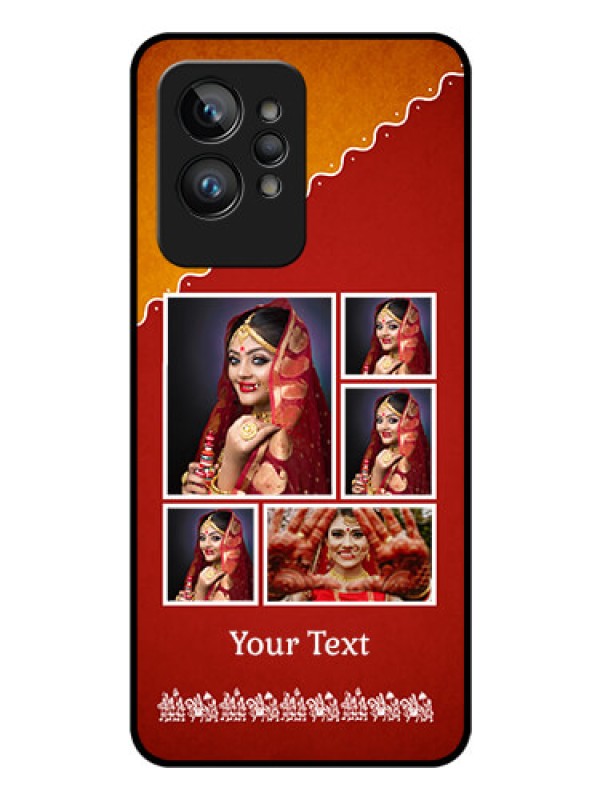 Custom Realme GT 2 Pro Personalized Glass Phone Case - Wedding Pic Upload Design