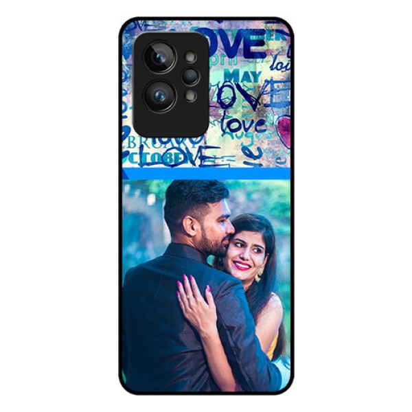 Realme GT 2 Pro Custom Glass Mobile Case - Colorful Love Design