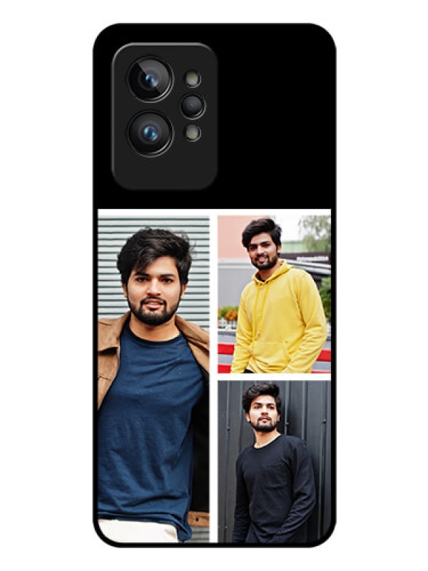 Custom Realme GT 2 Pro Photo Printing on Glass Case - Upload Multiple Picture Design