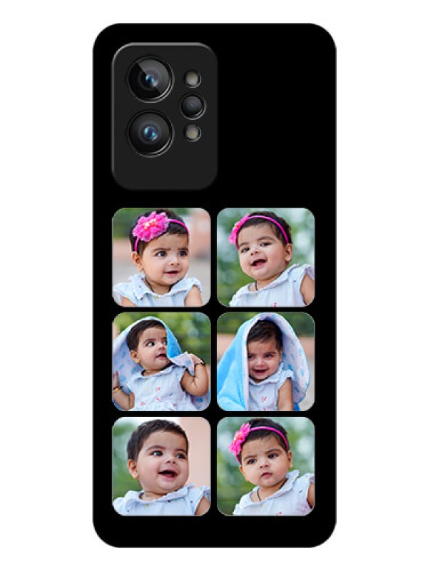 Custom Realme GT 2 Pro Photo Printing on Glass Case - Multiple Pictures Design